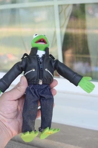 Kermit der Frosch in Lederjacke The Green Machine Muppet - Bild 1 von 6