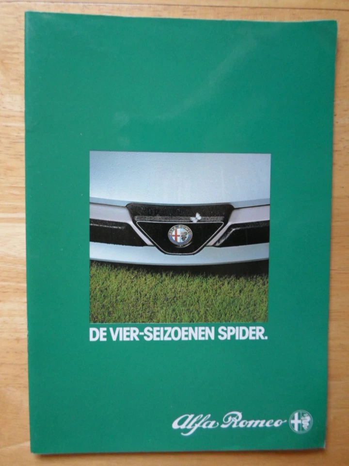 Folleto de ventas brillante Alfa Romeo Spider 2.0 original 1983 holandés Mkt prestigio Foto 1 de 1