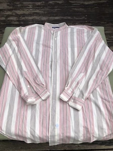 Polo Ralph Lauren Cotton Neapolitan Pink Men's Large Button Down Shirt - Picture 1 of 3