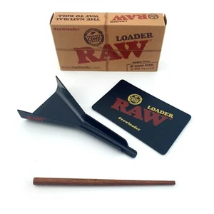 Cargador de cono RAW tamaño King relleno de cono de papel con tarjeta de rascar póquer de madera - Imagen 1 de 9