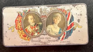 1935 King George V Silver Jubilee Cadbury Tin - Picture 1 of 2