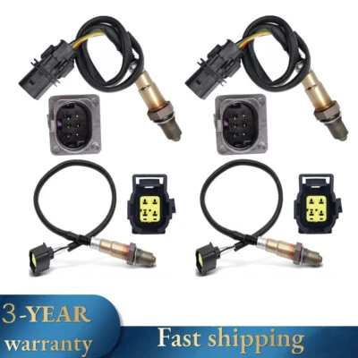 Sensor de oxígeno aguas arriba+aguas abajo 4 piezas para Mercedes-Benz CLK350 E350 2006-2009 3,5 L V6 Foto 1 de 4