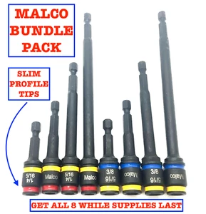 NEW - Malco Bundle - MSHC Reversible Hex Chuck Driver MSHC MSHLC MSHMLC MSHXLC - Picture 1 of 1