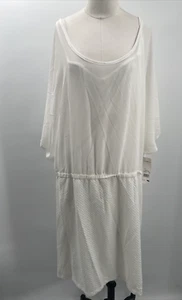 NWT NY COLLECTION Women's Ivory Crepe Party Cocktail Dress Plus Size 3X - Picture 1 of 14