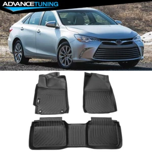 Fits 15-17 Toyota Camry All Weather 3D Molded Floor Mats Carpets Liner Tray TPE - Picture 1 of 5