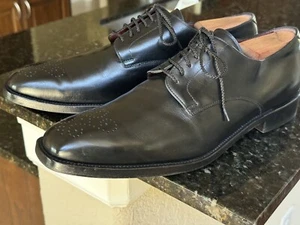 Scarpe uomo Oxford 11 D Romano Martegani in pelle nera - Foto 1 di 9