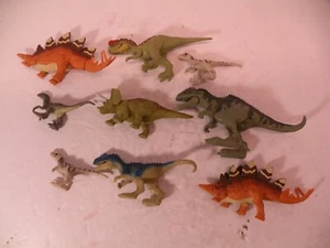 Lot of 9 Mattel Jurassic World Dominion Fallen Park Mini Dinosaurs Blind Bag A - Picture 1 of 4