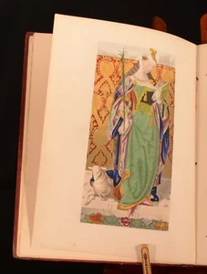 1869 The Legend of Saint Ursula Edmund Hatfield Engraved Borders Coloured Fronti - Imagen 1 de 9