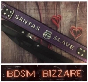 Bondage Kragen Manschetten Gag Rückhaltegurte Bondage Kit INDIVIDUELL IHR NAME - Bild 1 von 4