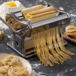 Macchina per la Pasta Fresca, Acciaio, 150 mm Pasta Fatta in Casa a Mano - Foto 1 di 6