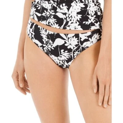 Tommy Hilfiger Womens Medium Floral Hipster Bikini Bottoms Black $48 855/1499 - Image 1 of 4