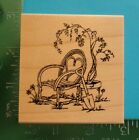 Great Impressions Garden Chair Flowers Tree Shovel Rubber Stamp
