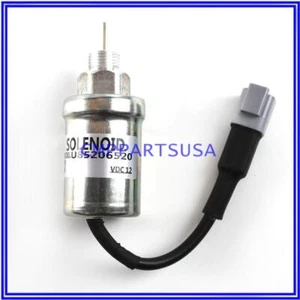 Solenoide de cierre de combustible U85206520 U85206451 U85206450 para Perkins 2306 serie 404D - Imagen 1 de 8
