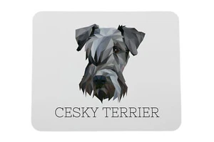 Tsjechische Terriër geometrische onderlegger Art-Dog - Afbeelding 1 van 4