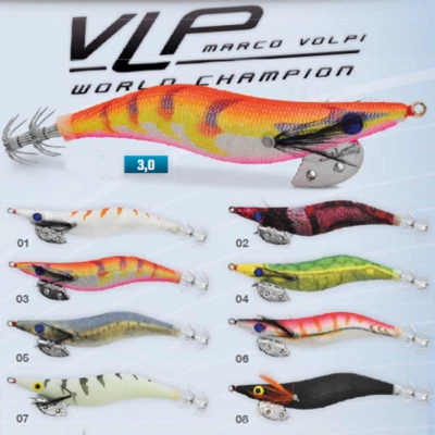 Tubertini SEIKA SQUID JIG VLP TOTANARA Aff. 3 EGI CALAMARI TOTANI 12cm 14gr