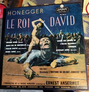 Honegger Le Roi David Ernest Ansermet. 2 LP Box Set With Libretto. Vinyl LPS. - Picture 1 of 9