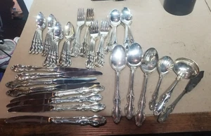 8 place Settings -  REED & BARTON FLATWARE ~ Unidetifed Pattern  ~ 54PCS - Picture 1 of 5