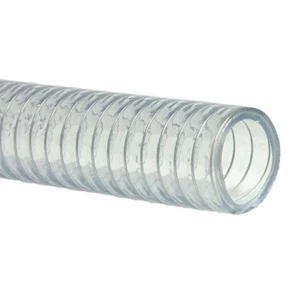 WIRE PVC REINFORCED SUCTION & DELIVERY HOSE - STEEL SPIRAL HELIX VARIOUS SIZES - Picture 1 of 3