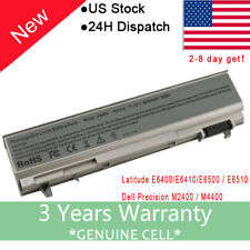 New Battery For Dell Latitude E6400 E6410 E6500 E6510 PT434 W1193 4M529 Laptop