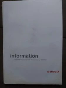 Toyota Pressemappe Press Kit Media Stand 10/2000 - Bild 1 von 5