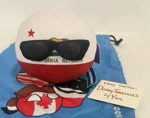 Makeship 5" California Republic USA Ball CA Plush Drew Durnil Only 880 Made NWT - Picture 1 of 14