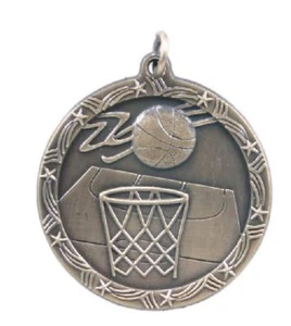 Basketball Medal School Team Sport Award Trophy W/ FREE Lanyard FREE SHIP ST12 - Picture 1 of 2