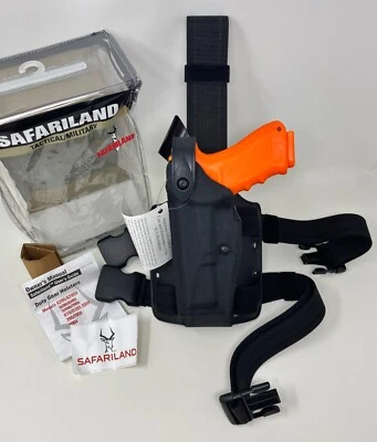 Safariland 6004USN SLS Low Sig Leg Holster CORDURA Black GLOCK 17 22 - LEFT HAND - Image 1 of 4