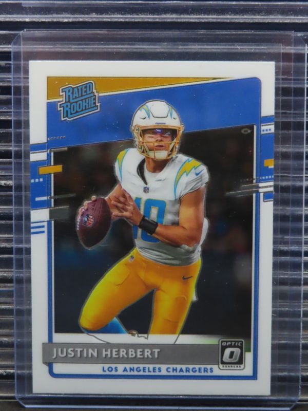 2020 Donruss Justin Herbert Optic Preview Rated Rookie RC #P-303 (A) R664