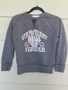 Junk Food The Beatles Strawberry Fields Forever Kids Large Sweatshirt 10/12 - Picture 1 of 6