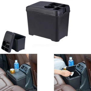 Auto Car Trash Can Multi-Function Storage Box Beverage Cup Holder Storage Box - Picture 1 of 11