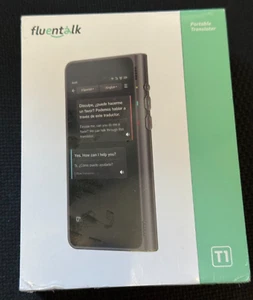 Fluentalk Portable Translator T1 4" QHD+ Touch Screen Bluetooth Grey - Picture 1 of 3