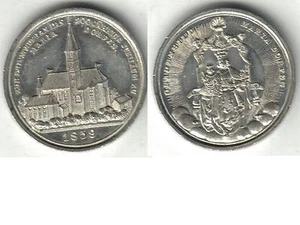 Wallfahrt Medaille Maria Dorfen 1859 200 jähriges Jubiläum Gnadenbild - Bild 1 von 1
