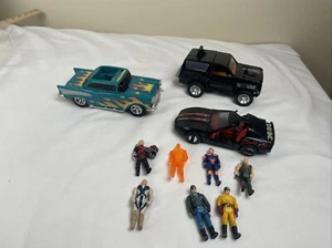 Vintage 1985-1986 Kenner M.A.S.K lot of 3 Vehicles & 7 Figures Free Shipping - Picture 1 of 19