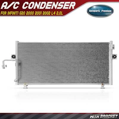 Condensador de aire acondicionado con soporte para INFINITI G20 2000 2001 2002 L4 2,0 L 921107J100 Foto 1 de 4