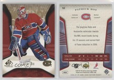 2006-07 SP Game Used Edition Gold /100 Patrick Roy #53 HOF