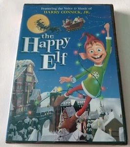 The Happy Elf Christmas DVD voice and music of Harry Connick Jr Holiday Film - Imagen 1 de 4