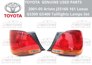 Toyota Genuine 2001-05 Aristo JZS160 161 Lexus GS300 GS400 Taillights Lamps Set - Picture 1 of 12