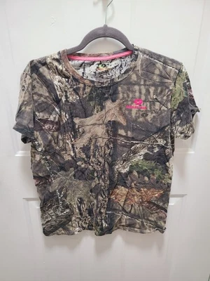 Camiseta camuflaje manga corta talla grande Mossy Oak para mujer Foto 1 de 4