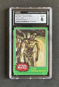 1977 Topps Star Wars C-3PO (Anthony Daniels) #207 Golden Rod Error CGC 6 EX-MT - Picture 1 of 2