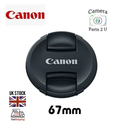 LENS CAP FOR CANON 67MM FILTER THREAD UK STOCK FAST FREE SHIPPING - Image 1 of 4
