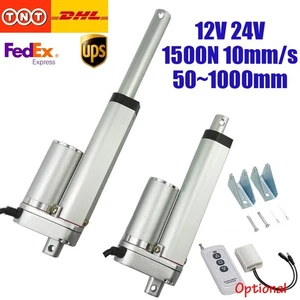 DC 12V 24V 1500N 150kg 50-1000mm Accionamiento Lineal Eléctrico Actuador Lineal Motor - Imagen 1 de 41