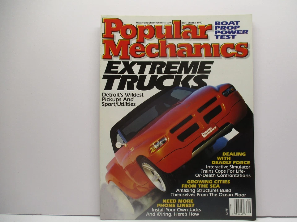 September 1997 Popular Mechanics Magazine - Extreme Trucks - Pickups and SUVs - Image 1 of 1