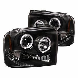 Spyder For Ford F250/350/450 Super Duty 2005-2007 Projector Headlights Pair - Picture 1 of 3