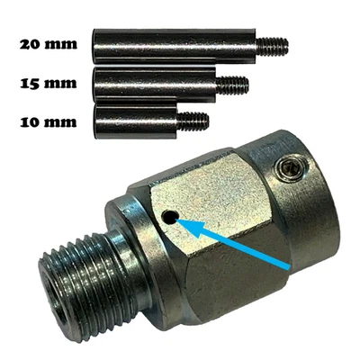 M14x1,25 Adapter mit Verlängerung für Zünduhr  Simson MZ Trabant #B3 - Bild 1 von 2