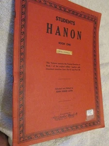 Lección de partituras de colección 1944 Hanon Students ~ libro de canciones uno Waterloo Music - Imagen 1 de 4
