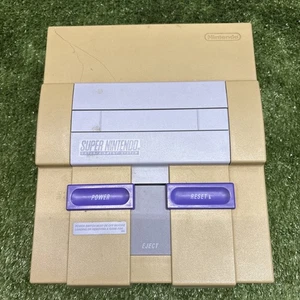 Solo Console Super Nintendo | Custodia Rotta | Testata | Funzionante. Senza cavi o gioco - Foto 1 di 11