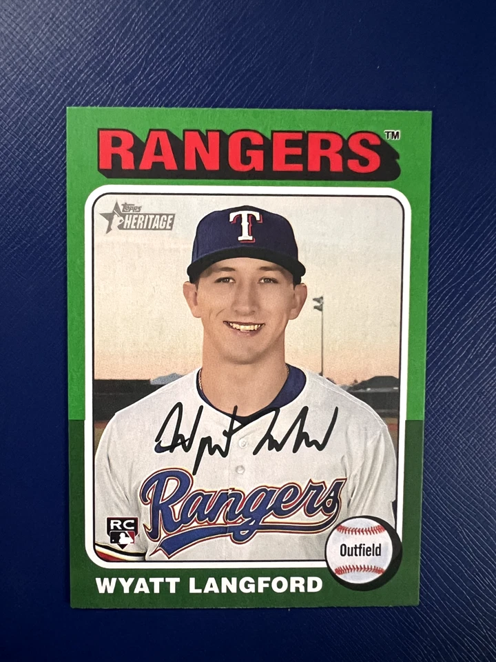 Wyatt Langford RC Inserts, Base and Parallels-Pick Your Card-Combine SHIP - Image 1 of 1