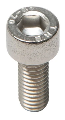 Tornillo de tapa de cabeza de enchufe de acero inoxidable para ruedas M5 x 12 mm - resistente a la corrosión Foto 1 de 2
