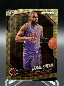 2024-25 Prizm Black - Jamal Shead - Gold Vinyl /5 - Rookie Card - Picture 1 of 10