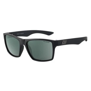 DIRTY DOG VENDETTA 53593 POLARISED SUNGLASSES SATIN BLACK / GREEN - Picture 1 of 3